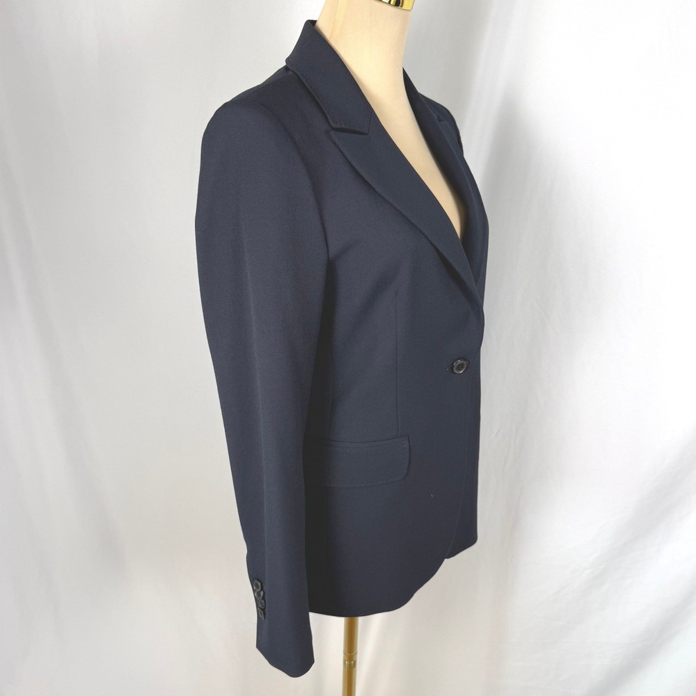 Kobi Halperin Navy Blue Single Button Blazer XS EUC Corporate Chic Preppy - Picture 3 of 13